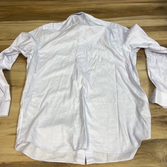 Banana Republic Mens Shirt Large Non Iron Standard Fit Purple Button Up - Picture 9 of 9
